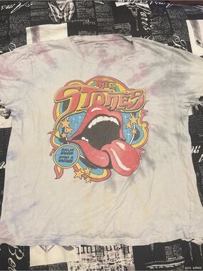 Muted Tie Dye The Rolling Stones Tee